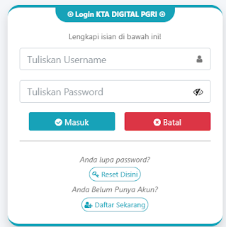 Register PGRI Tambruw - Persatuan Guru Republik Indonesia Cabang Kabupaten Tambruw
